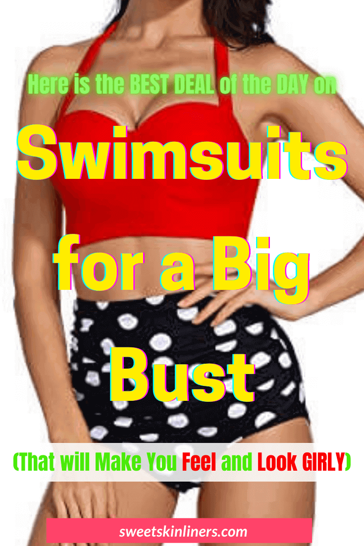 Product curation and a purchase guide for the best swimsuits for large bust, best bathing suits for large bust, best swimsuits for big busts, best bathing suits for big bust, best bikini top for large bust, best bathing suit for large bust, swimsuits for large busts
