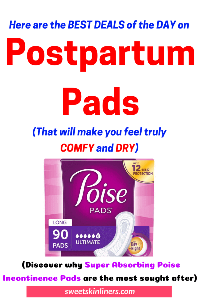 Reviewed list of the best postpartum pads, best post birth pads, best pads for after delivery, best sanitary towels for after baby, best pads for post delivery, best pads to use postpartum, best pads for after giving birth, best pads for after birth