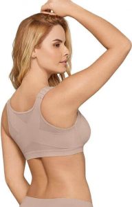 Leonisa front closure full coverage back support posture corrector bra for women. One of the best bras for shoulder surgery