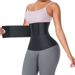 FeelinGirl Waist Trainer for Women Sauna Trimmer Belt Tummy Wrap Plus Size. One of the best waist trainers for plus size women