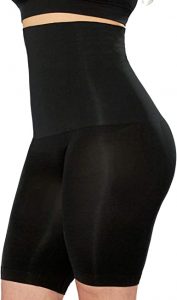 Shapermint High Waisted Body Shaper Shorts Shapewear for Women Tummy Control & Thigh Slimming 