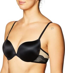 Maidenform Women's Love The Lift Push Up & In Demi Bra. One of the best bras for cleavage