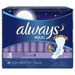 Always Extra Maxi Pads with Flexi-Wings for Overnight use, one of the best pads for postpartum, best maxi pads for postpartum