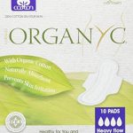 Organyc 100% Certified Organic Cotton Feminine Pads, best organic pads for postpartum recovery