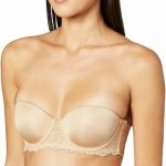 In a dilemma over what bra to wear with halter top? You can't go wrong with this Calvin Klein Women's Seductive Comfort Lift Strapless Multiway Bra