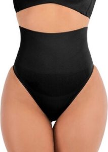 Jenbou Thong Shapewear Belly Control Panties Body Shaper for Women with Butt Lifting capability. One of the best tummy control underwear, best underwear for sagging tummy