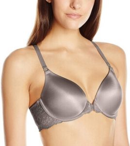 Maidenform Women's One Fab Fit Full Coverage Lightly Padded Racerback Underwire T-Shirt Bra. One of the best bras for wearing with a plunging neckline