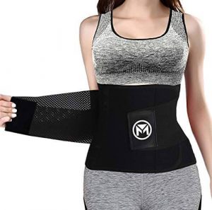 Moolida Waist Trainer Belt for Women Waist Trimmer Weight Loss Workout Fitness Back Support Belts. One of the best waist trainer for posture