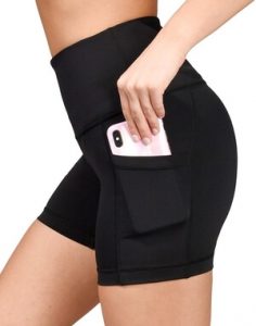 Here’s what to wear under short summer dresses: Yogalicious High Waist Squat Proof Side Pocket Biker Shorts