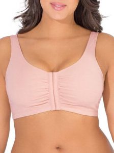 Fruit of the Loom Women's Front Closure Cotton Bra. The best bra for pierced nipples or injured breasts