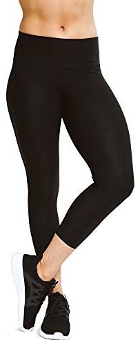 Here is the clothing with built-in shapewear. Sweat Shaper Women's Sauna Leggings Compression High Waist Yoga Pants Thermo Sweat Capris.