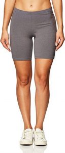 Hanes Stretch Jersey Bike Shorts for Women. One of the best cycling shorts for thick thighs
