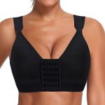 KIMIKAL Women Post-Surgery Front Closure Sports Bra. One of the best bra for fibrocystic breasts