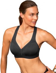 Champion Women's the Curvy Sports Bra. The best sports bra for sagging breasts. bras for east- west breasts