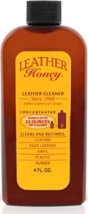 Leather Honey Leather Conditioner, Best Leather Conditioner Since 1968. for Use on Leather Apparel, Furniture, Auto Interiors, Shoes, Bags and Accessories. Non-Toxic and Made in The USA! The best solution for the problem of how to stop faux leather leggings from squeaking