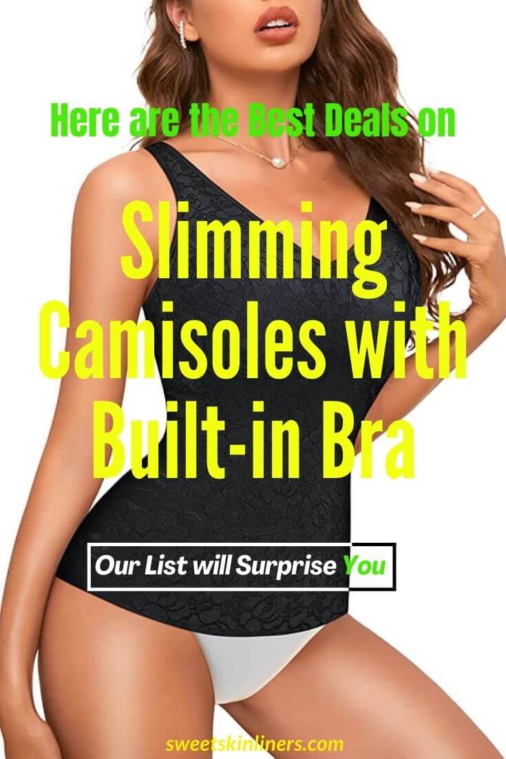 Expert review of the best slimming camisole with built in bra, best shapewear camisole with built-in bra