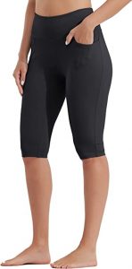 Willit Women's Knee Length Leggings with Pockets, High Waisted Yoga Workout Pants. One of the best yoga leggings