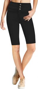 Hybrid and Company Women’s Perfectly Shaping Hyper Stretch Bermuda Shorts, as tight as Cycling Shorts