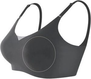 ONEFENG Prosthesis Pocket Bra with Fake Boobs for Crossdressers, Cosplay, and Mastectomy