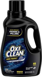 The OxiClean Dark Protect Liquid Laundry Booster, Laundry Stain Remover for Black and other Dark-Colored Clothes, 50 Fluid Ounces. 