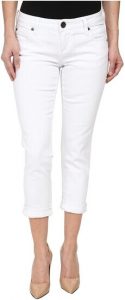 KUT from the Kloth Catherine Boyfriend Denim Pants for Ladies who Want to Be Curvier and Stylish
