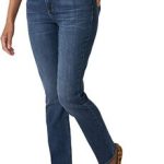 Lee Women's Petite Regular Fit Straight Leg Jeans. One of the best jeans for petite women