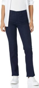 NYDJ Petite Marilyn Straight-fit Jeans, one of the best jeans for short and hippy women