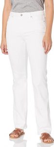 NYDJ Women’s Barbara Boot-Cut Jeans, one of the best white jeans for office or formal wear