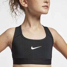 Nike Older Kids' (Pre-teen Girls') Sports Bra. One of the best bra for girls in puberty