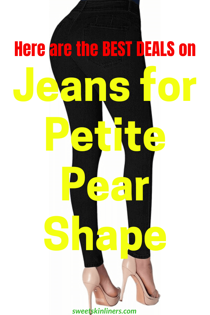 An expert's test and review of the best jeans for petite pear shape, best fitting jeans for petites