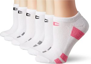 The Champion Women's Athletic Cushioned Socks, 6-Pair Pack. One of the Best Running Socks for Hot Weather
