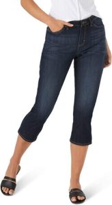 Lee Women's Sculpting Slim Fit Mid Rise Cropped Jeans